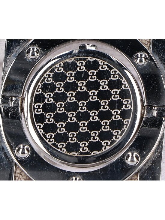 Gucci 112 Toile Collection Wide Bangle Quartz Watch main image 5